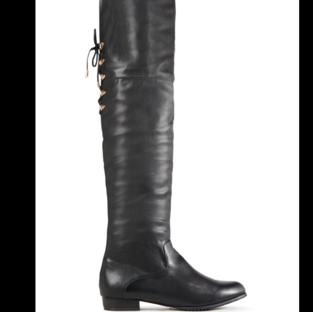 Ares JustFab thigh high boots